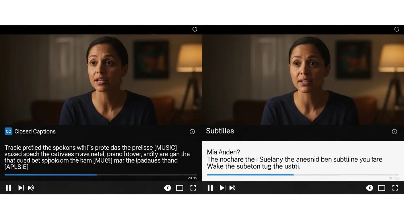 Closed Captions and Subtitles