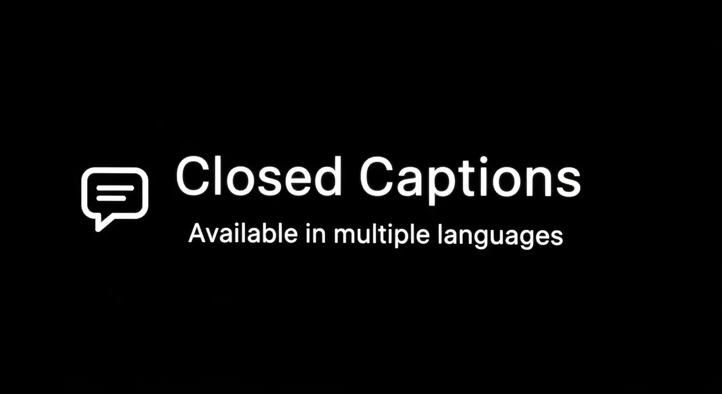 closed caption