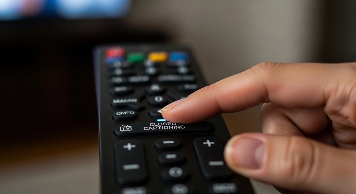 Turning Off Closed Caption